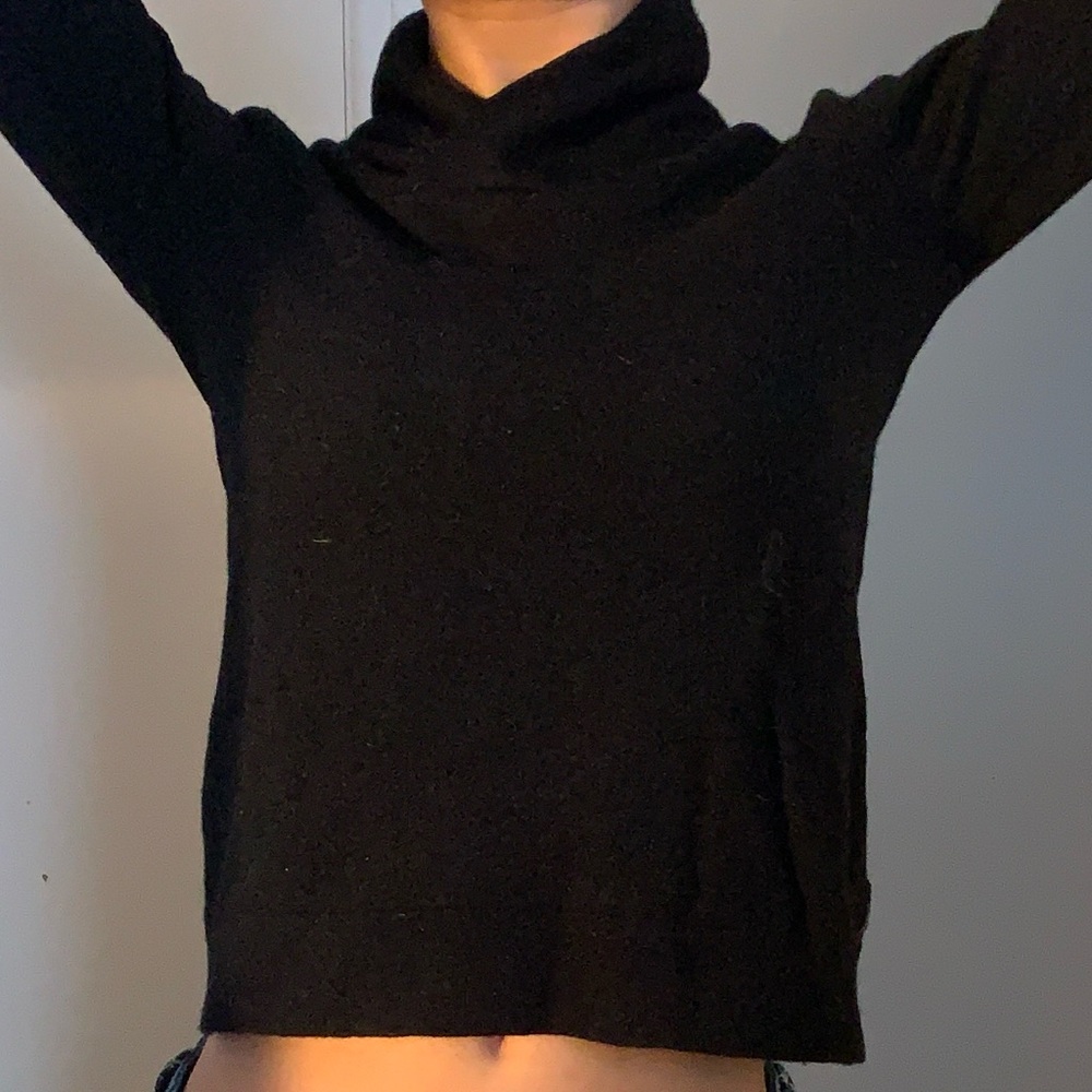 Armani Exchange 100% Merino Wool Cowl Neck Collar Sweater - Picture 2 of 7